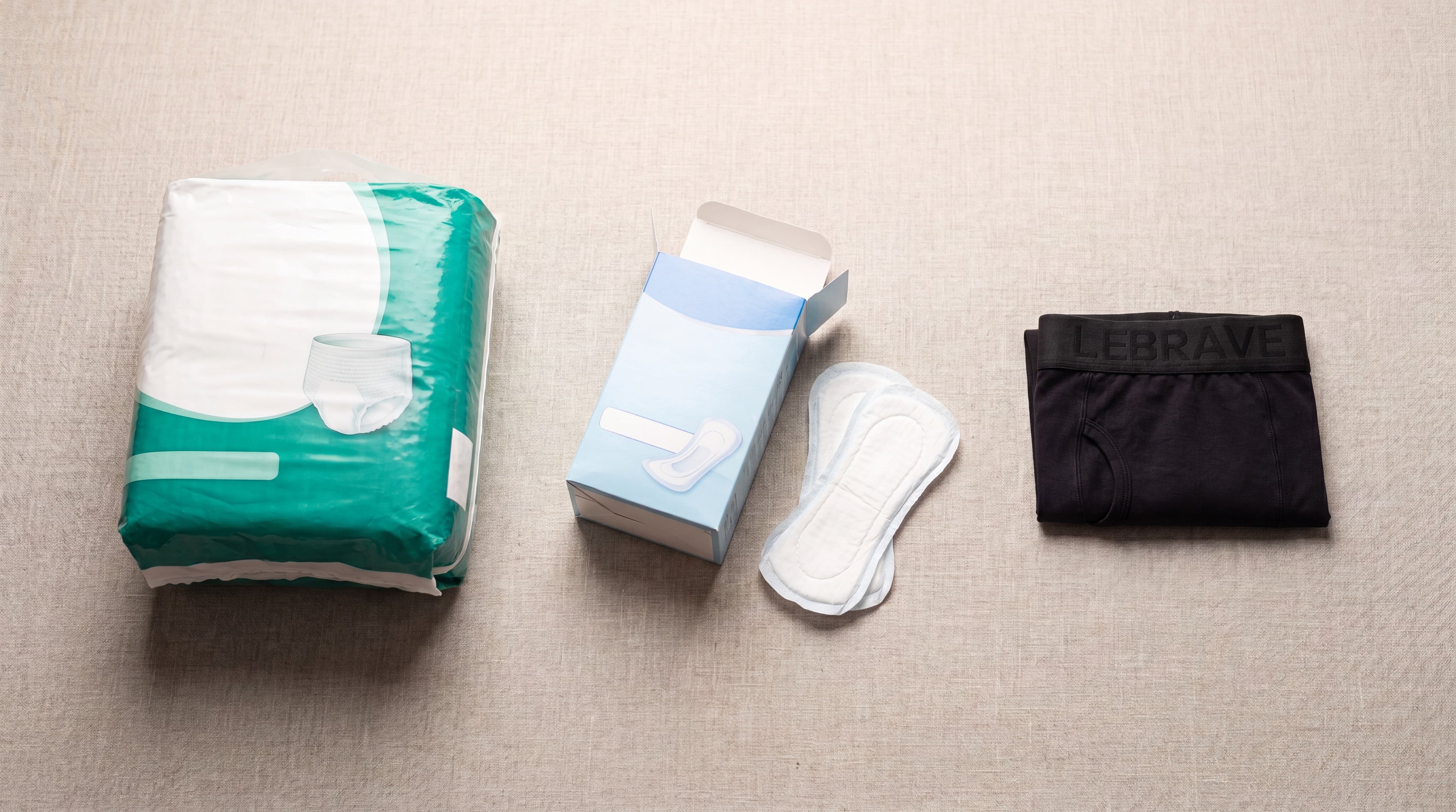 Boxer absorbant, pad ou sous-vêtement jetable : lequel choisir quand t'as des fuites Image